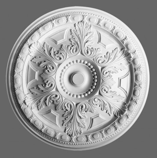 Stuck Rosette 71 x 71 cm Deckenstuck Deckenrosette Stuckrosette Wandrosette Barock Jugendstil
