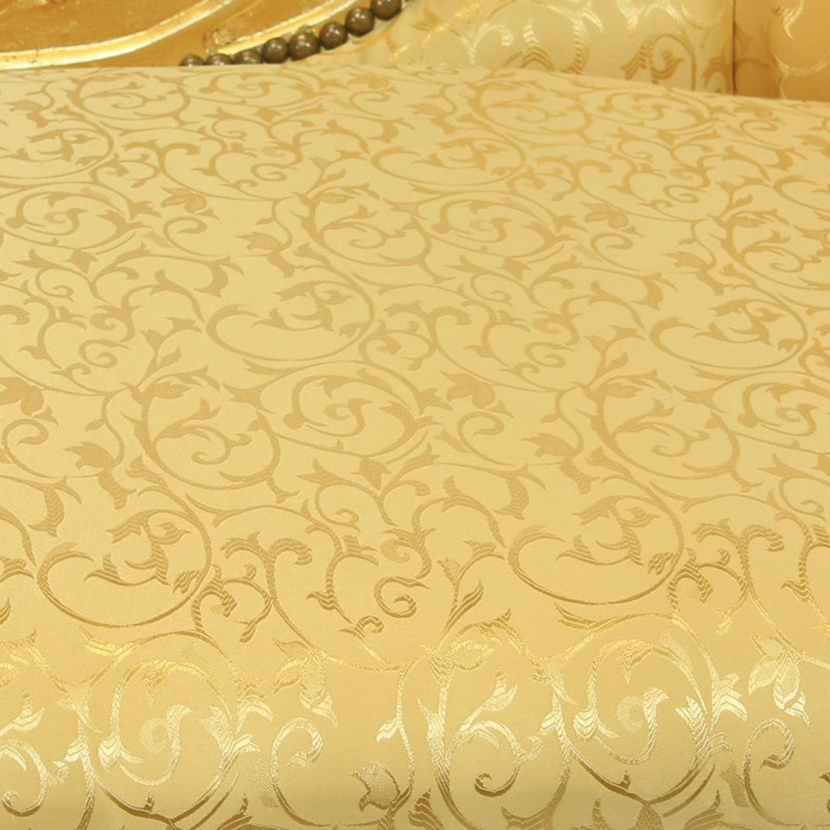 Barock Chaiselongue Gold Muster / Gold - Barock Möbel - Recamiere Liege