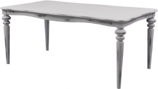 Barock Esstisch Weiß Antik Stil ausziehbar 180 - 230 cm - Tisch