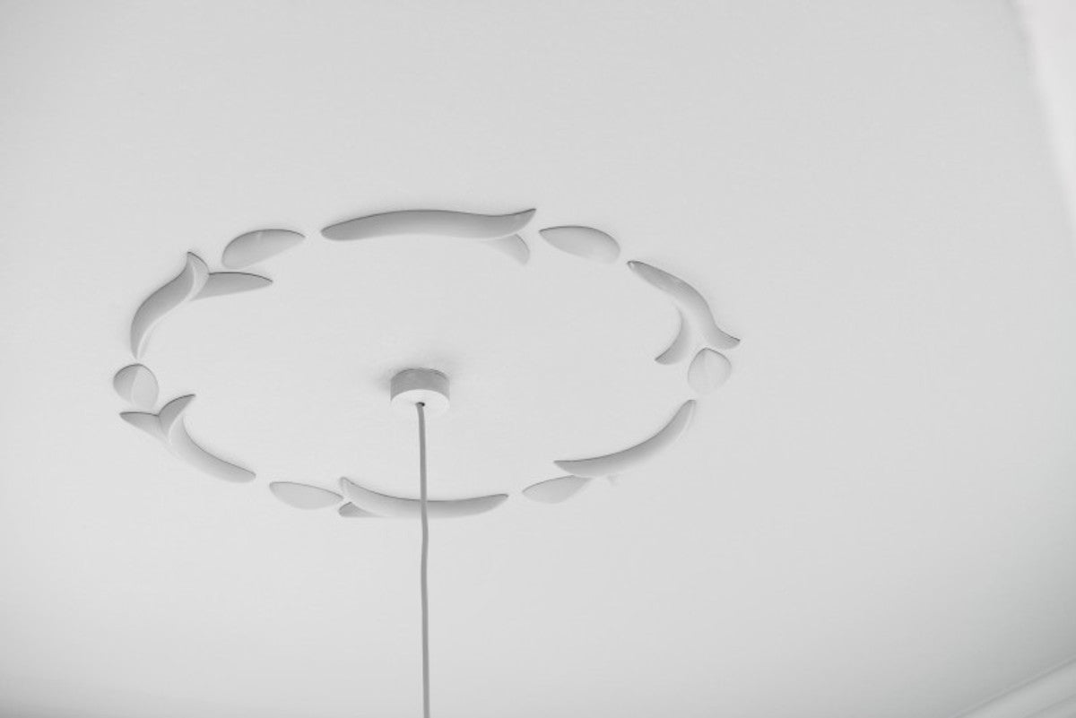 Stuck Rosette 62 x 62 cm Deckenstuck Deckenrosette Stuckrosette Wandrosette Barock Jugendstil Verzierung