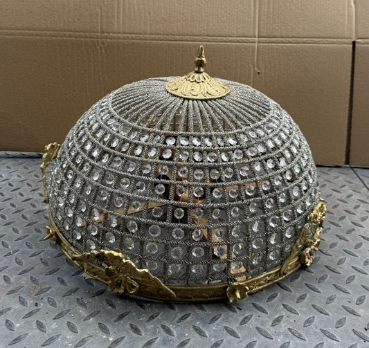 Barock Kristall Deckenleuchte Gold Ø 55 cm - Barock Leuchten