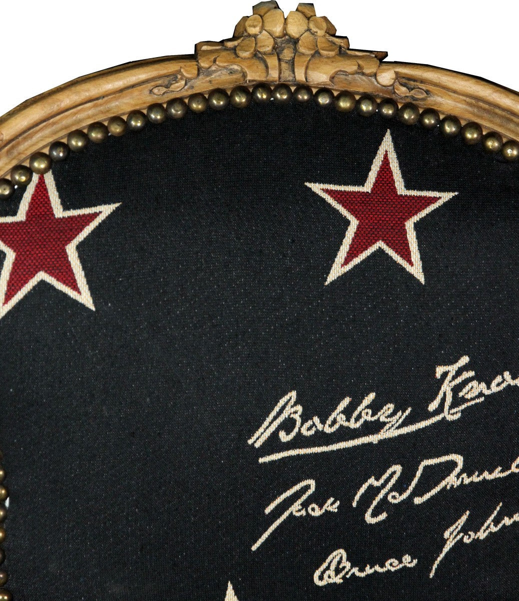 Barock Salon Stuhl New Zealand / Holzfarbig - Neuseeland Fashion Möbel