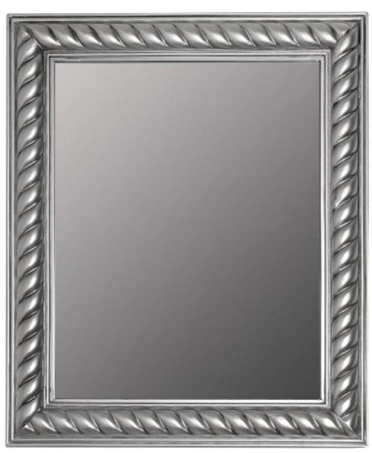 Barock Spiegel / Wandspiegel Antik Silber 52 x H. 62 cm - Barockmöbel