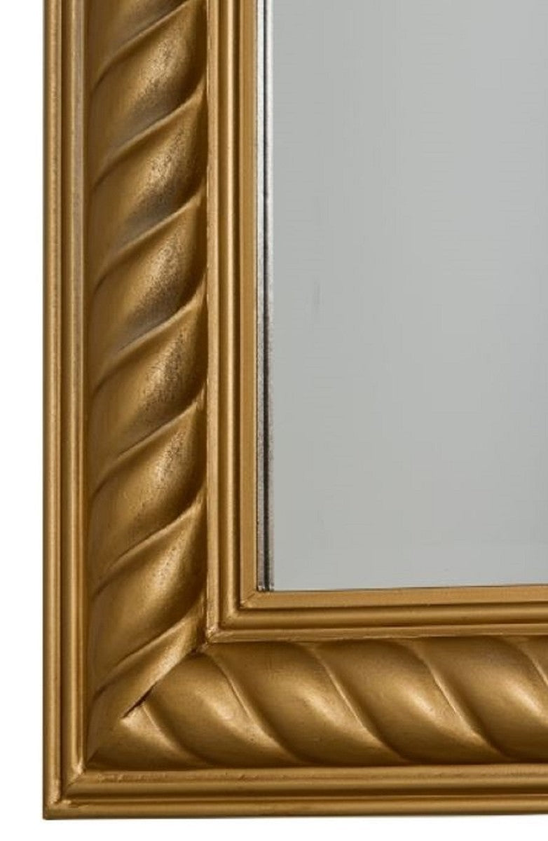 Barock Spiegel / Wandspiegel Antik Gold 52 x H. 62 cm - Barockmöbel