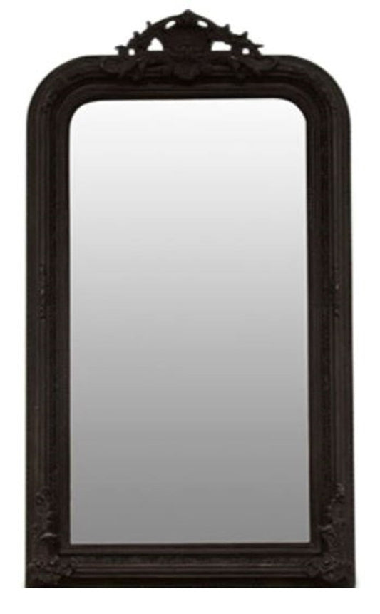 Barock Spiegel Schwarz 86 x H. 155 cm - Wohnzimmermöbel im Barockstil