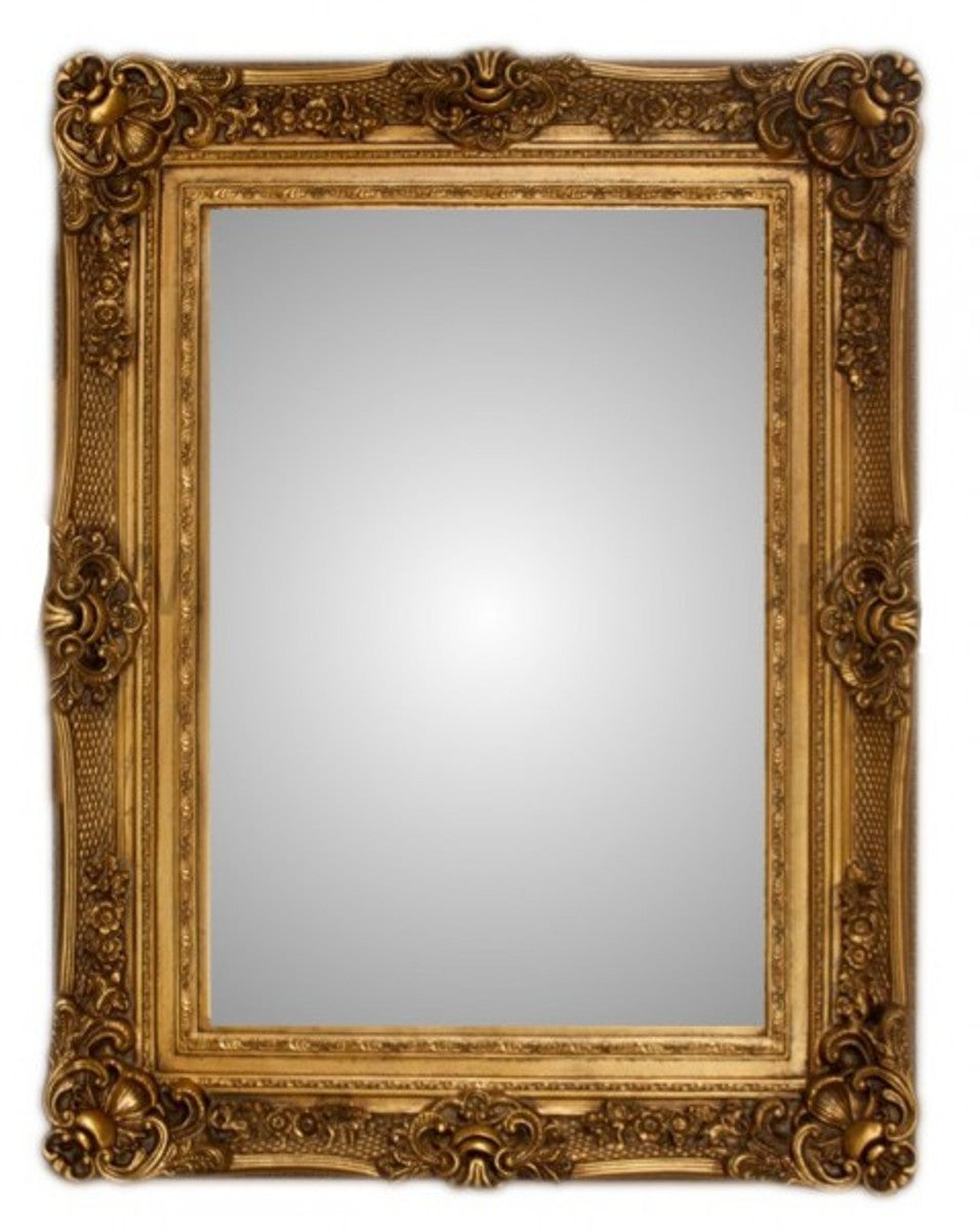 Barock Wandspiegel Gold Höhe 130 cm, Breite 96 cm - Edel & Prunkvoll