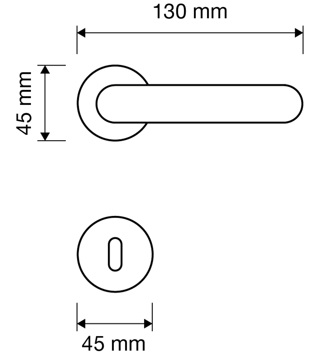 Barock Türgriff Set Französischer Antik Stil ( Klinke mit Rosette ) - Messing Türklinken - Made in Italy