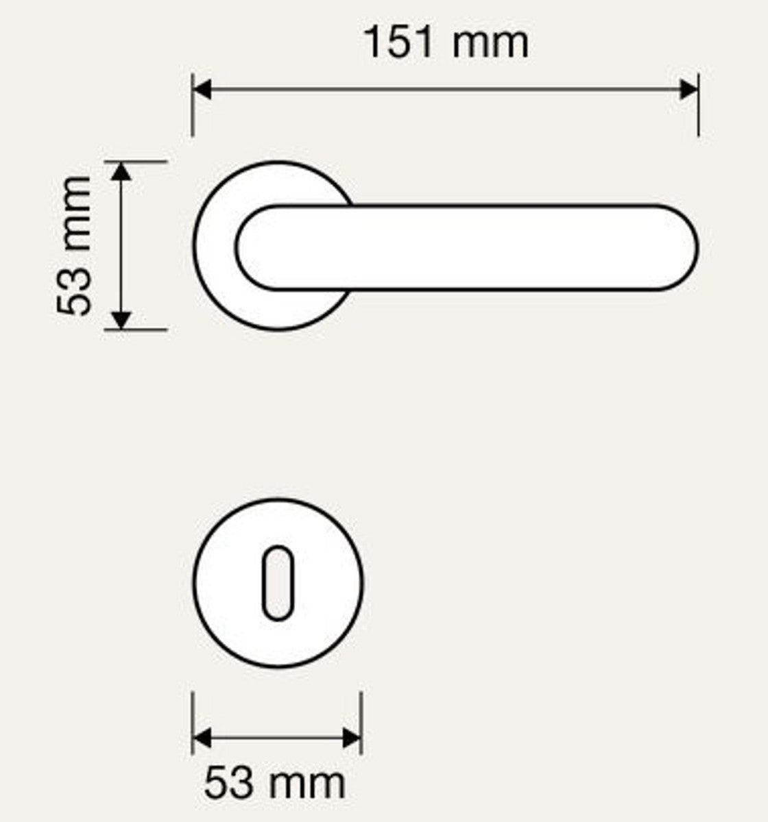 Barock Türklinken Set Messing Patiniert 15,1 x H. 5,3 cm - Barockstil Möbel
