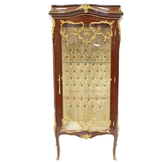 Barock Vitrine 83 x 48 x H. 176 cm - Barock Möbel - Vitrinenschrank - Wohnzimmerschrank