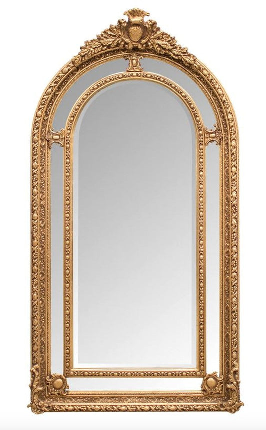 Prunkvoller Barock Wandspiegel 110 x H. 215 cm - Barock Spiegel