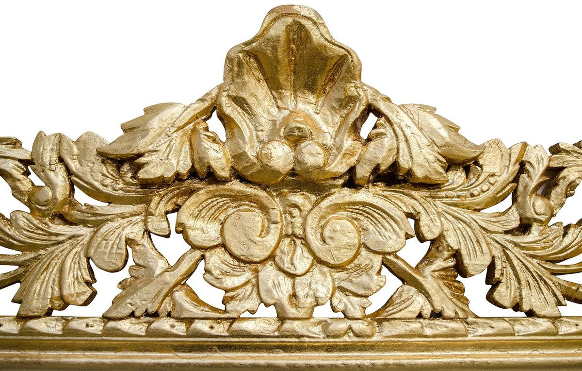 Barock Wandspiegel Gold 115 x H. 202 cm - Barockstil Spiegel Antik Stil Möbel