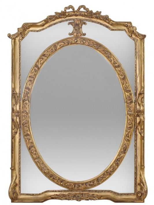 Barock Wandspiegel Gold - Italienischer Antik Stil - 120 x 80 cm - Edel & Prunkvoll