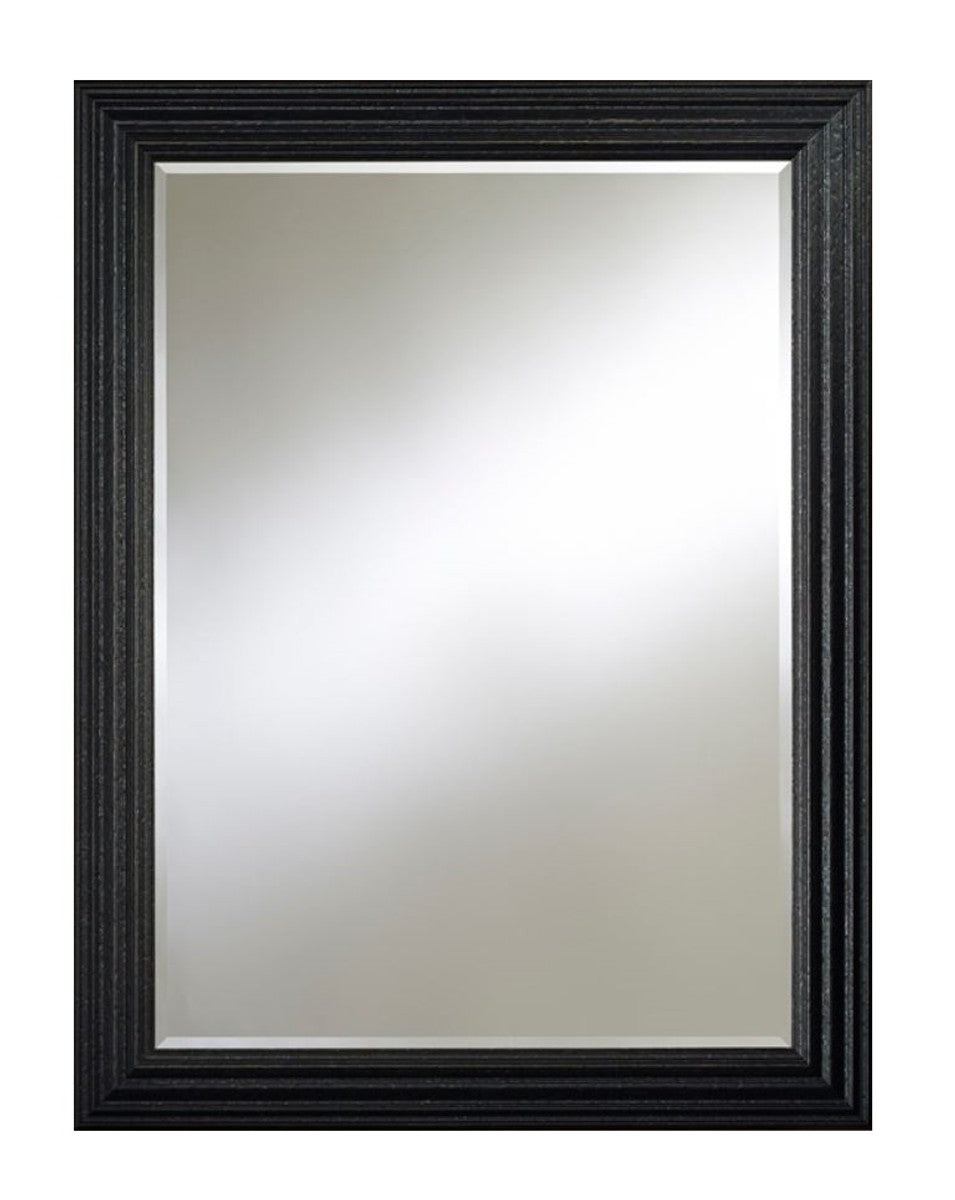 Barock Wandspiegel Schwarz 93 x H. 122 cm - Barockstil Wohnzimmer Möbel