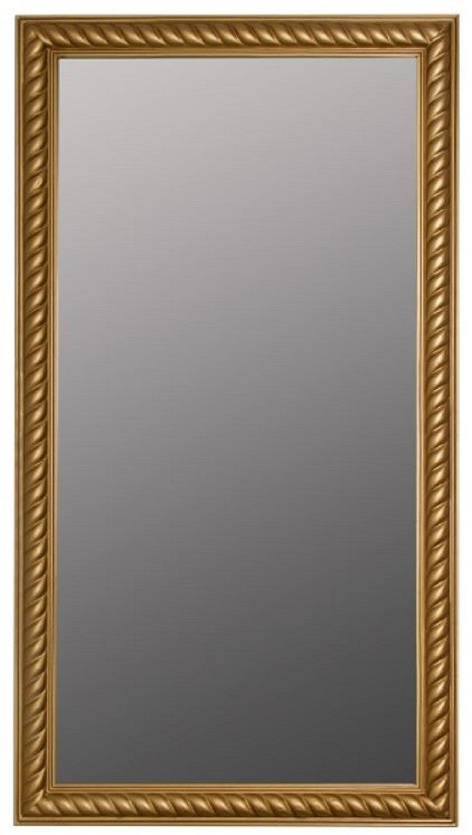 Barock Wohnzimmer Spiegel / Wandspiegel Antik Gold 72 x H. 132 cm - Barockmöbel