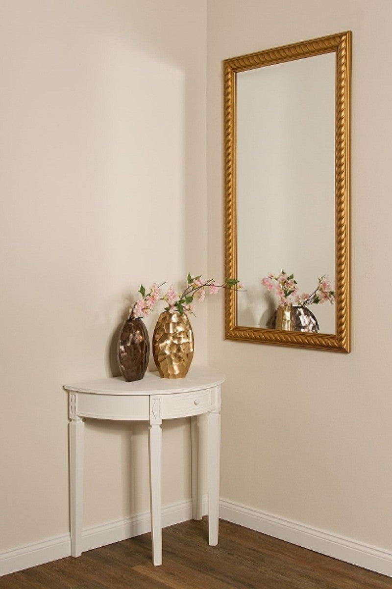 Barock Wohnzimmer Spiegel / Wandspiegel Antik Gold 72 x H. 132 cm - Barockmöbel