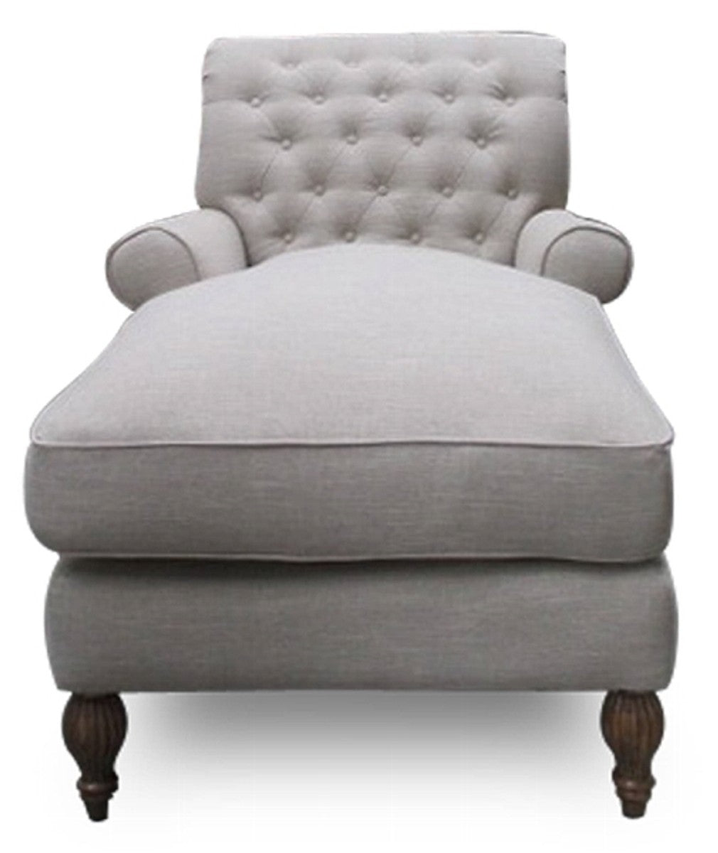 Chesterfield Lounge Sessel Naturfarben 93 x 149 x H. 94 cm - Luxus Wohnzimmer Relax Sessel