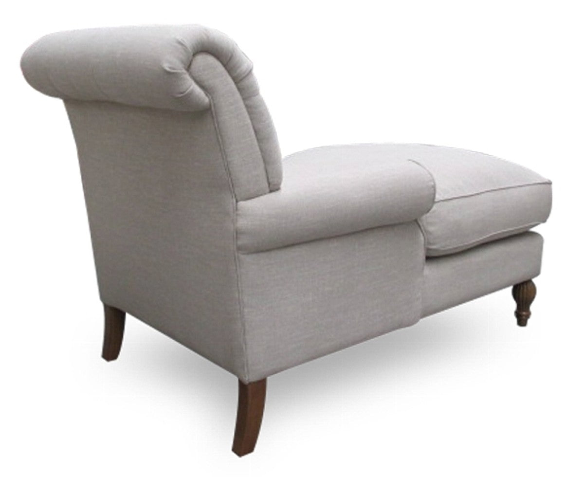 Chesterfield Lounge Sessel Naturfarben 93 x 149 x H. 94 cm - Luxus Wohnzimmer Relax Sessel