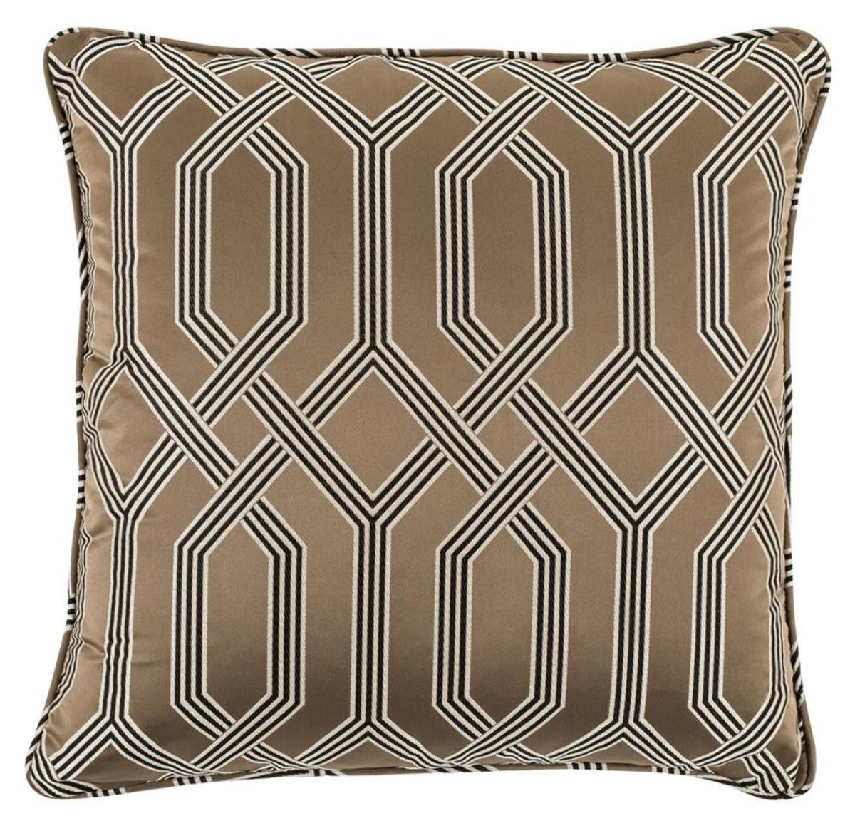 Designer Kissen Braun 60 x 60 cm - Luxus Wohnzimmer Accessoires