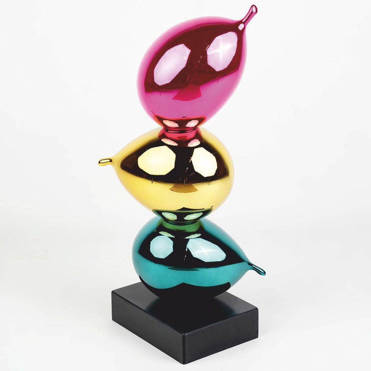 Deko Skulptur Luftballons Bunt / Schwarz H. 50 cm - Wohnzimmer & Schreibtisch Deko