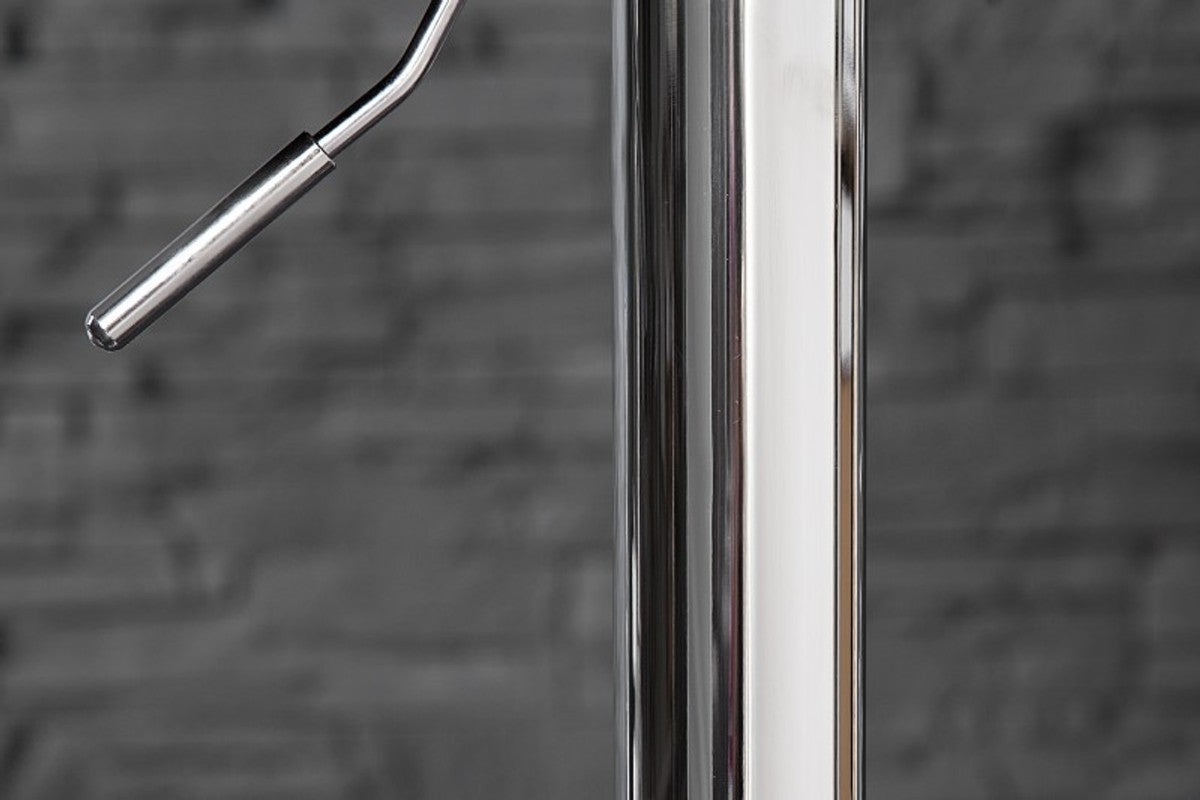 Designer Barstuhl Kunstleder Weiß - Barhocker - Möbel Restaurant Hotel