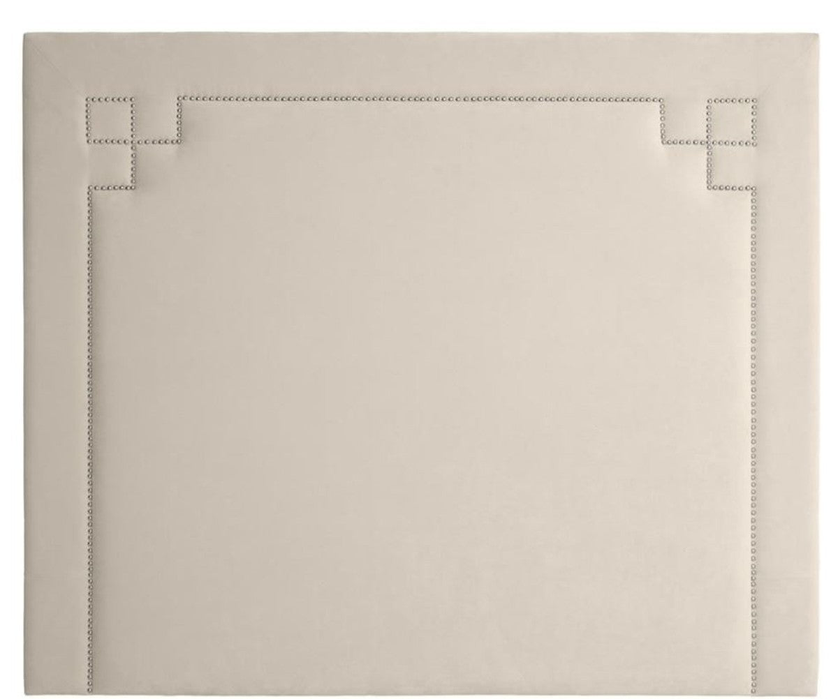 Designer Bett-Kopfteil Naturfarbig 180 x H. 150 cm - Luxus Schlafzimmermöbel