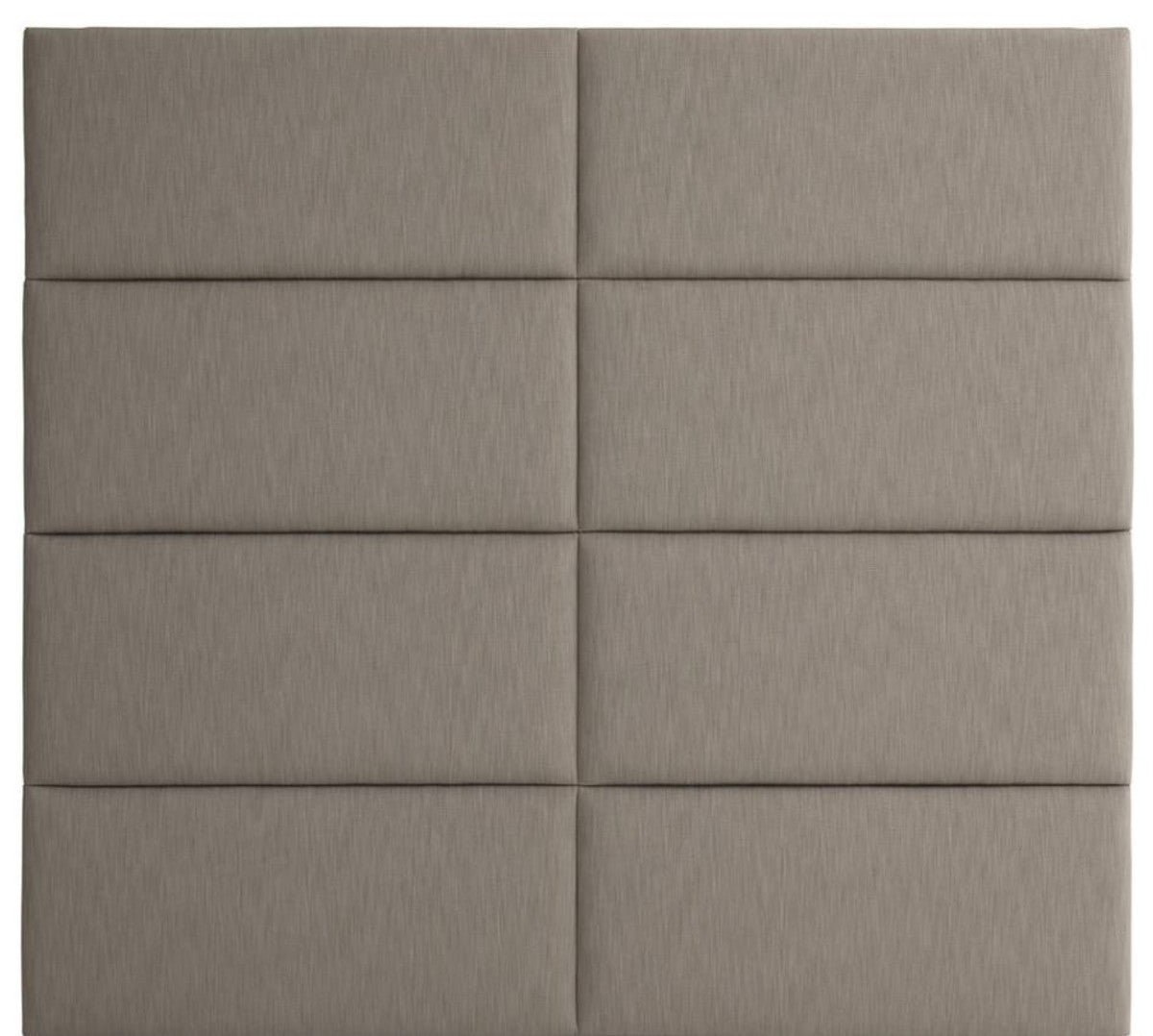 Designer Bett-Kopfteil Hellbraun 200 x H. 180 cm - Luxus Möbel