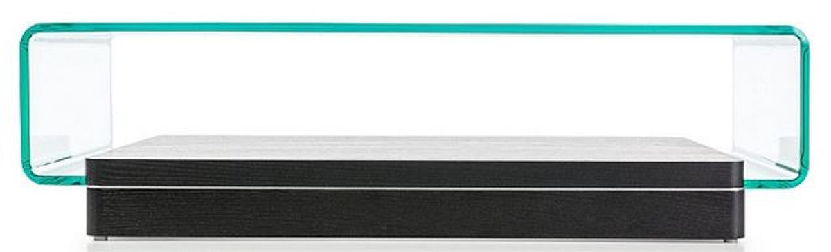 Designer Couchtisch Schwarz 120 x 70 x H. 33 cm - Moderner Wohnzimmertisch - Luxus Kollektion