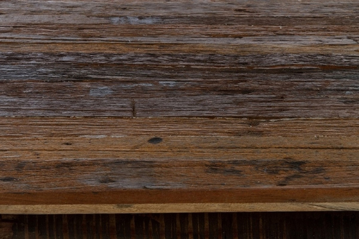 Designer Couchtisch Braun / Silber 100 x 100 x H. 40 cm - Luxus Wohnzimmermöbel