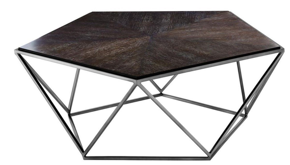 Couchtisch / Wohnzimmertisch 94 x 94 x H. 38 cm - Luxus Möbel