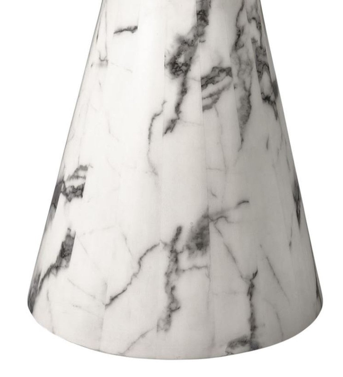 Designer Esstisch Weiß 119,5 x H. 75 cm - Luxus Edition