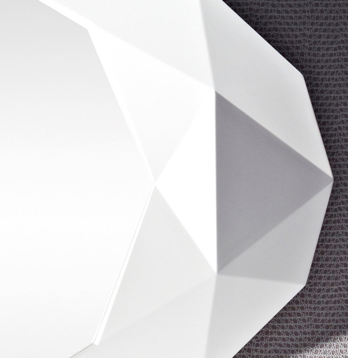 Designer Hotel Spiegel Mattweiß 93 x H. 152 cm - Hotel Möbel