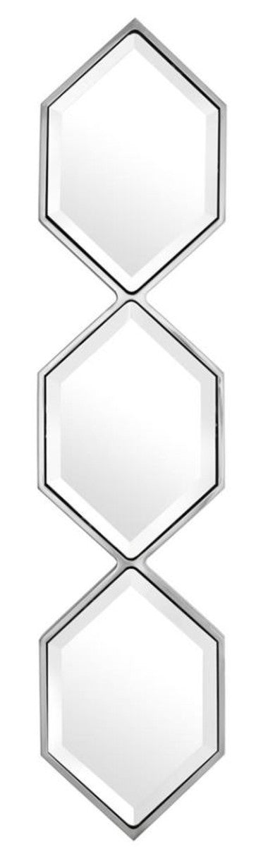 Designer Spiegel Silber 25 x H. 110 cm - Luxus Wandspiegel