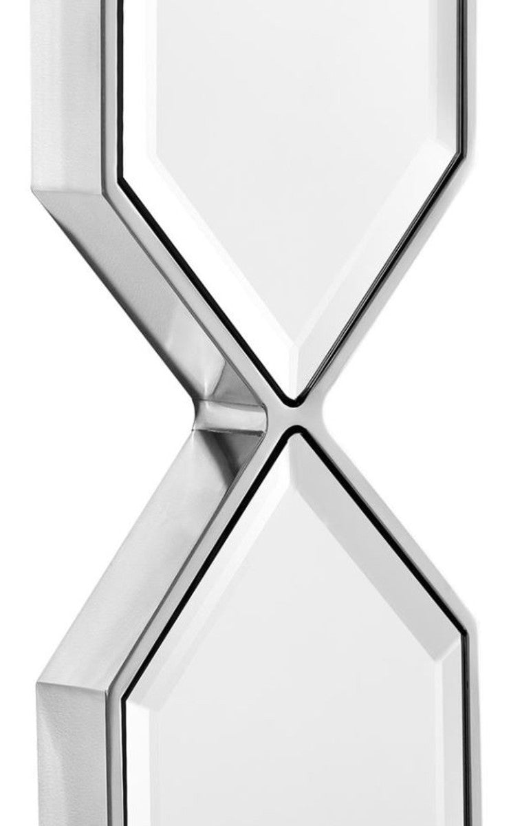 Designer Spiegel Silber 25 x H. 110 cm - Luxus Wandspiegel