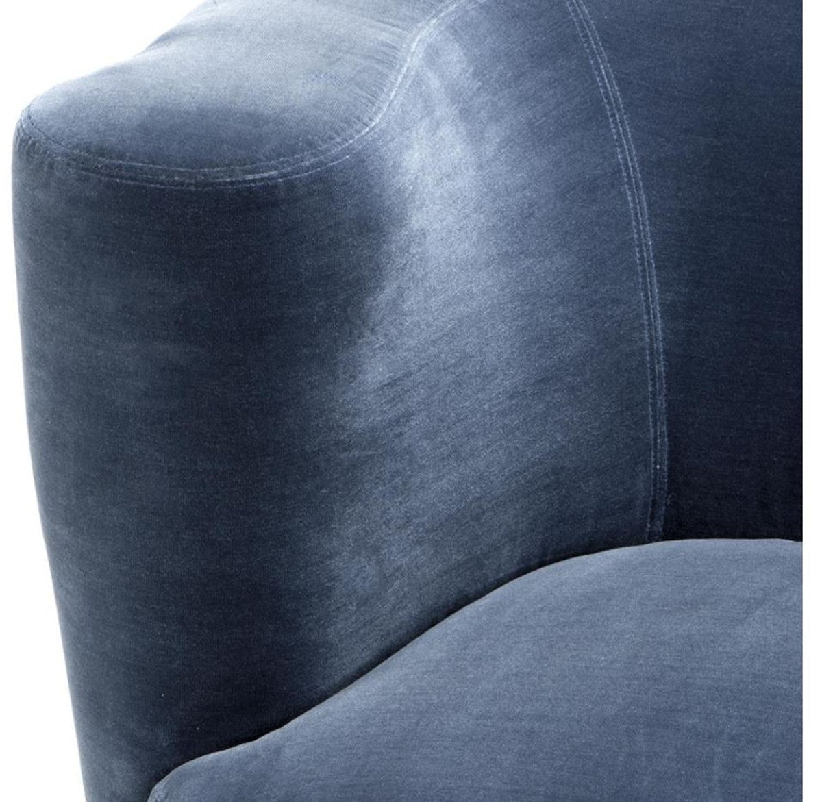 Designer Sessel Blau 91 x 85 x H. 74 cm - Luxus Kollektion