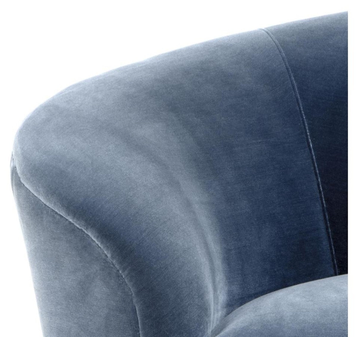 Designer Sofa Blau 248 x 104 x H. 74 cm - Luxus Kollektion