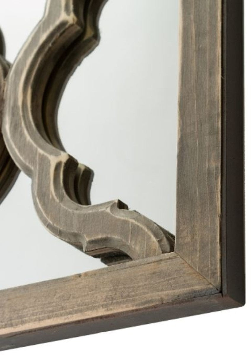 Designer Spiegel / Wandspiegel Antik Braun 61 x H. 122 cm - Designermöbel