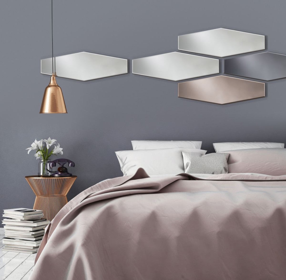 Designer Spiegel Bronze 27 x H. 80 cm - Designer Kollektion