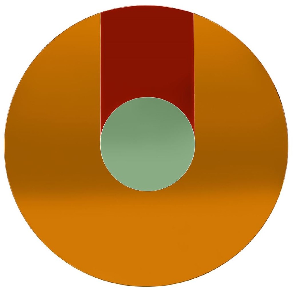 Designer Spiegel Mehrfarbig Ø 120 cm - Garderobenspiegel - Runder Wohnzimmer Wandspiegel - Designer Möbel - Luxus Qualität