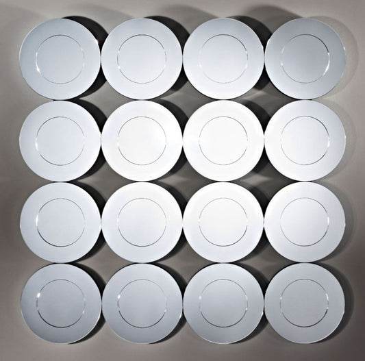 Luxus Wohnzimmer Spiegel 90 x H. 90 cm - Luxus Qualität