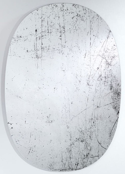 Designer Wandspiegel Schwarz 76 x H. 110 cm - Luxus Wohnzimmer Spiegel