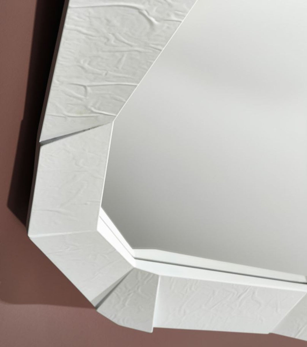 Designer Wandspiegel Weiß 92 x H. 127 cm - Designer Spiegel