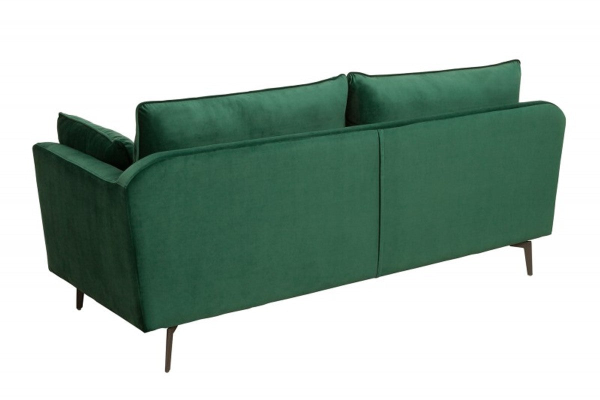 Designer Wohnzimmer Sofa Grün 210 x 85 x H. 90 cm - Designer Möbel