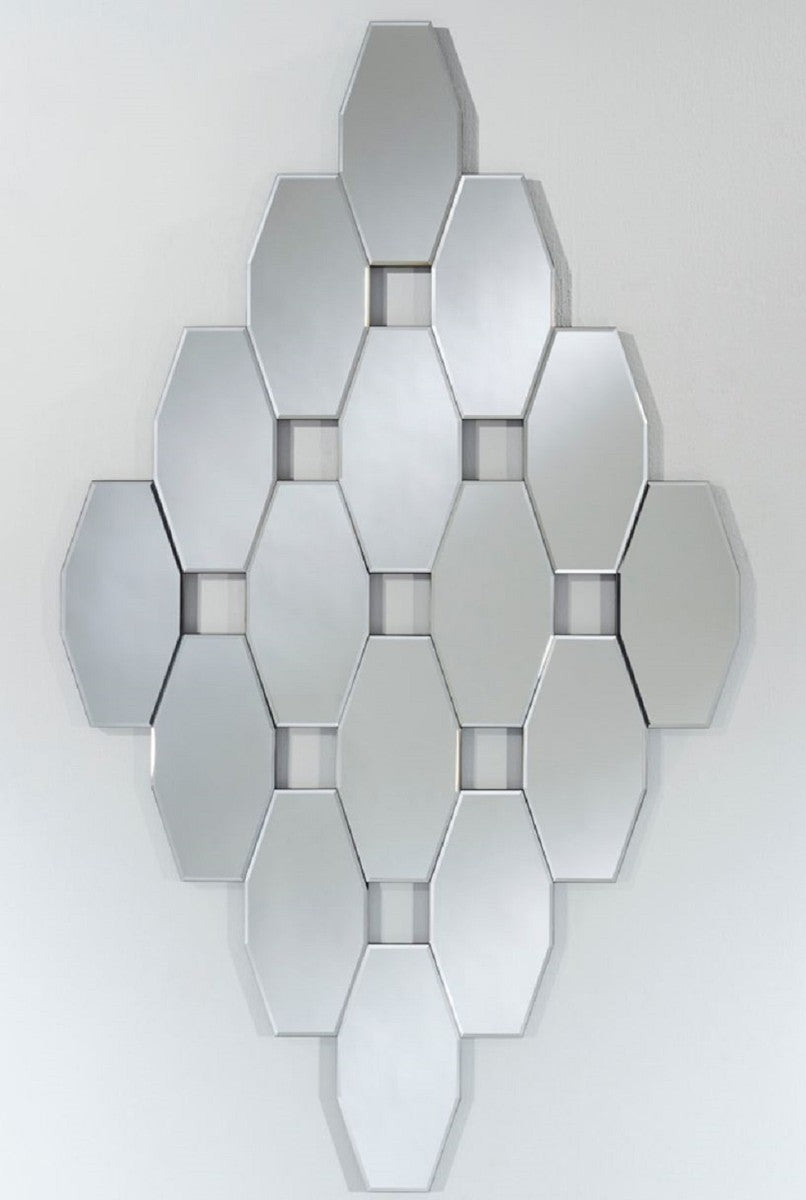 Designer Wohnzimmer Spiegel / Wandspiegel 84 x H. 145 cm - Luxus Deko Accessoires