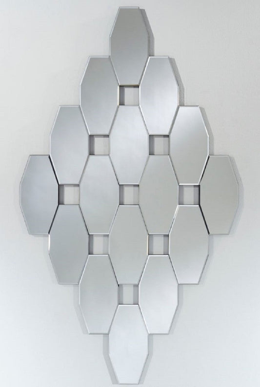 Designer Wohnzimmer Spiegel / Wandspiegel 84 x H. 145 cm - Luxus Deko Accessoires