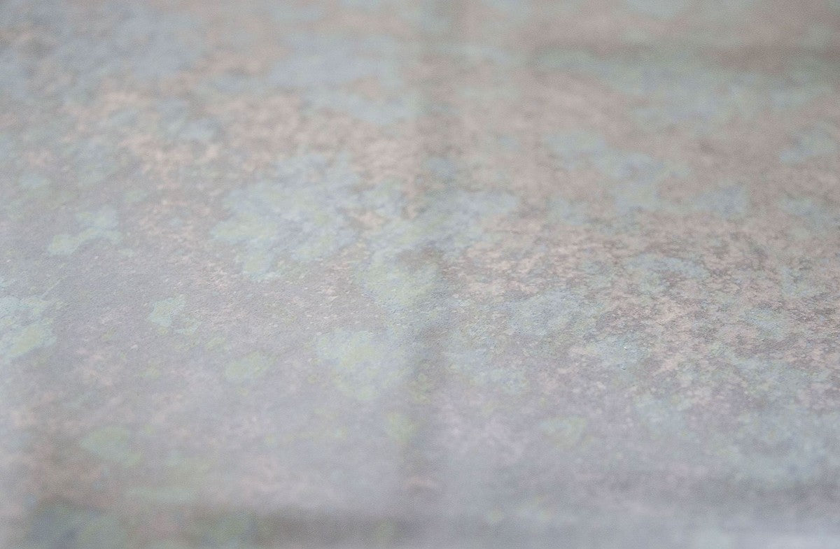 Designer Wohnzimmertisch / Beistelltisch mit antikem Spiegelglas 89 x 90 x H. 45 cm - Designer Kollektion