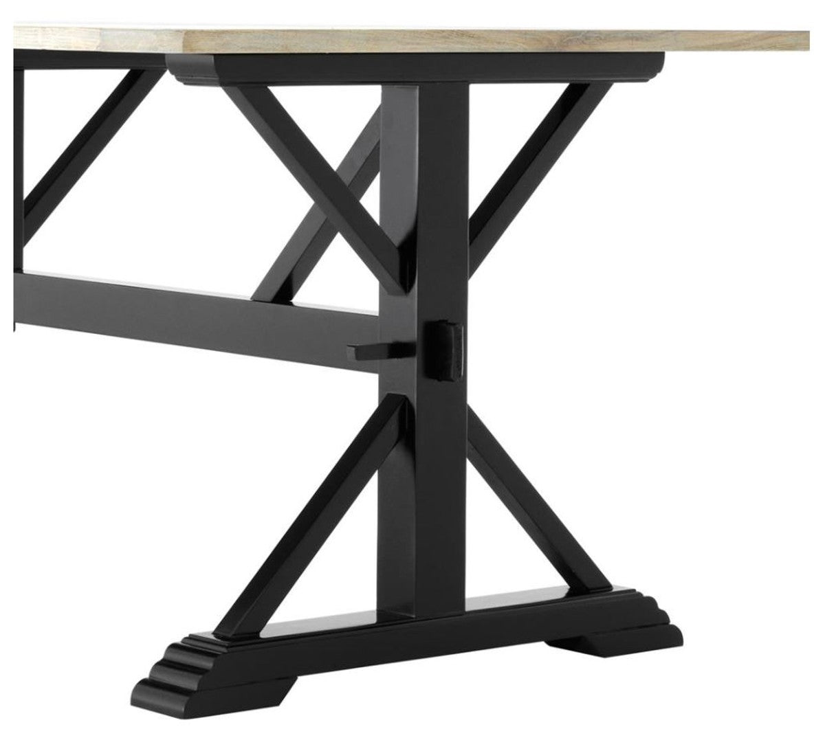 Esstisch 220 x 100 x H. 79 cm - Luxus Esszimmermöbel