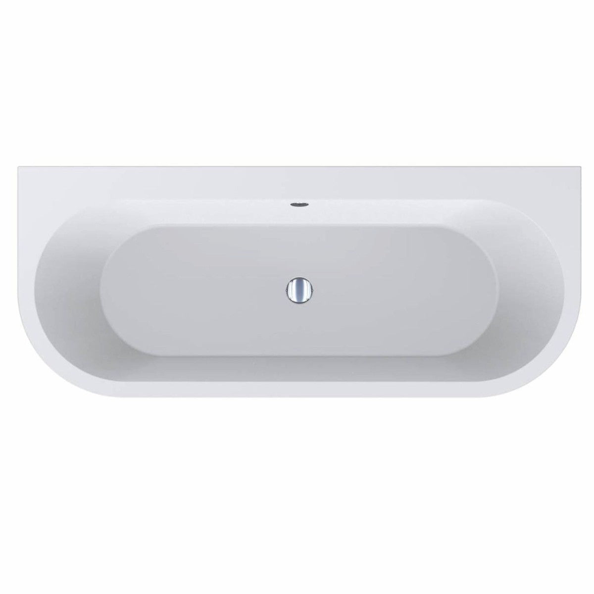 Freistehende Luxus Badewanne Hochglanz Weiß 170 cm - Badezimmer Möbel