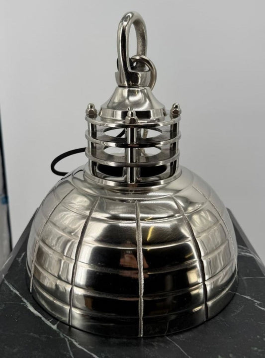 Industrie Stil Hängeleuchte Silber - Metall Pendelleuchte