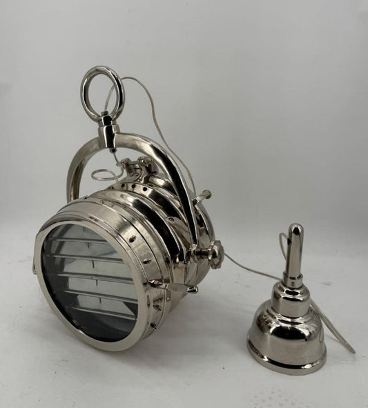 Hängeleuchte / Studioleuchte Silber - Metall Pendelleuchte