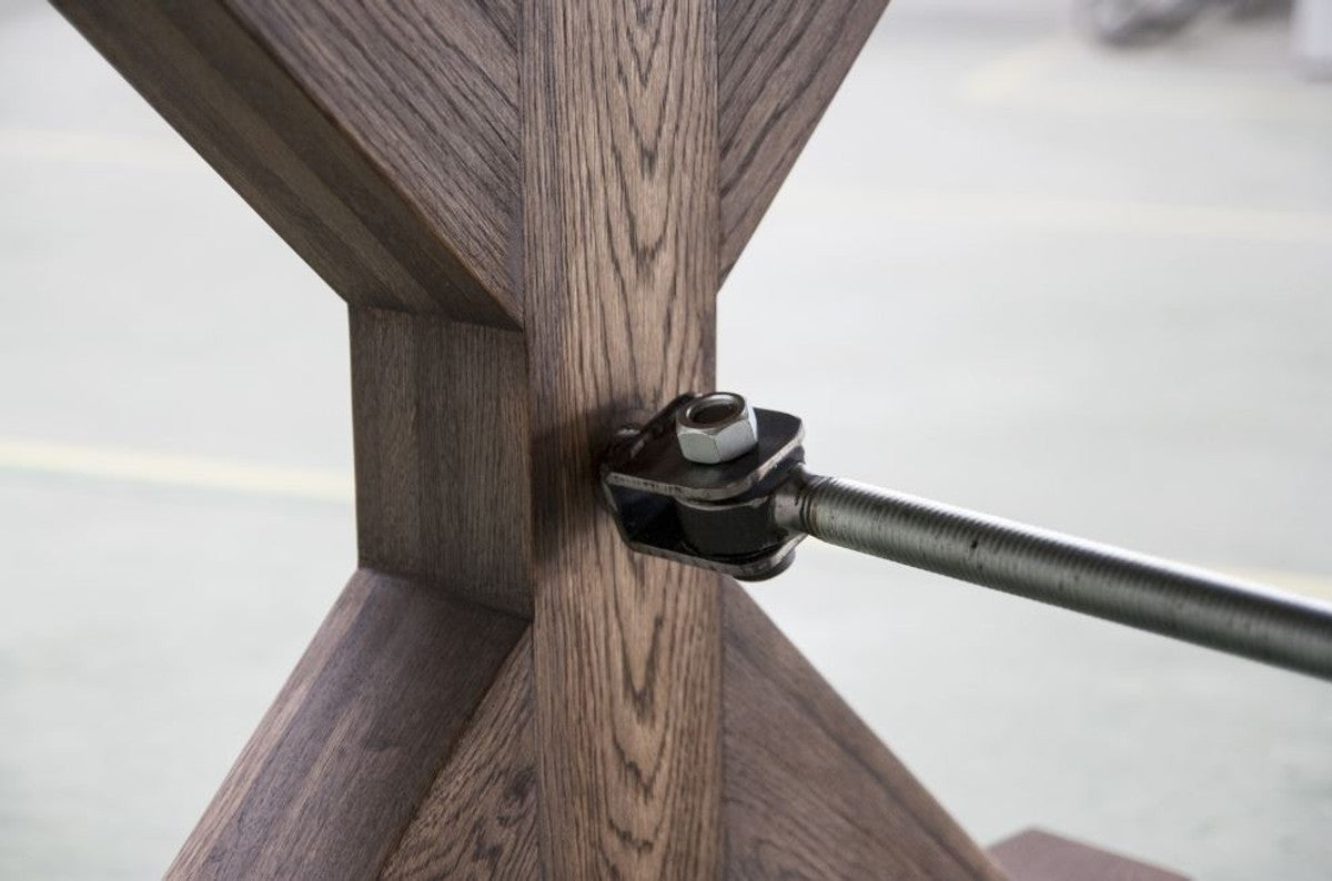 Industrial Design Esstisch - Alle Farben & Größen - Massivholz Küchentisch - Esszimmer Möbel